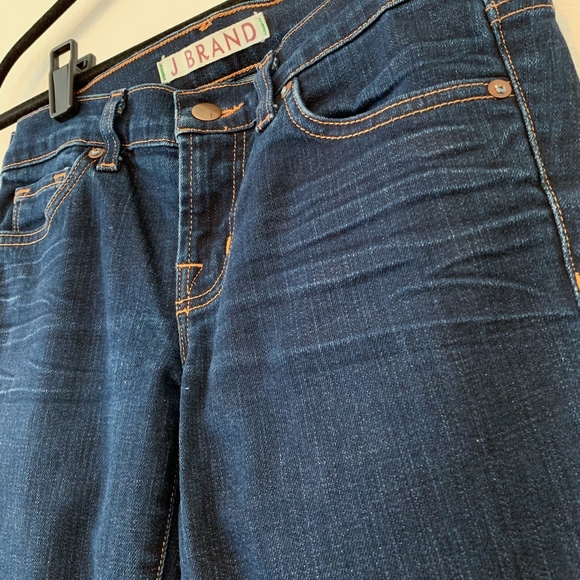 J BRAND Cropped Skinny Jeans in Ink - Picture 4 of 8